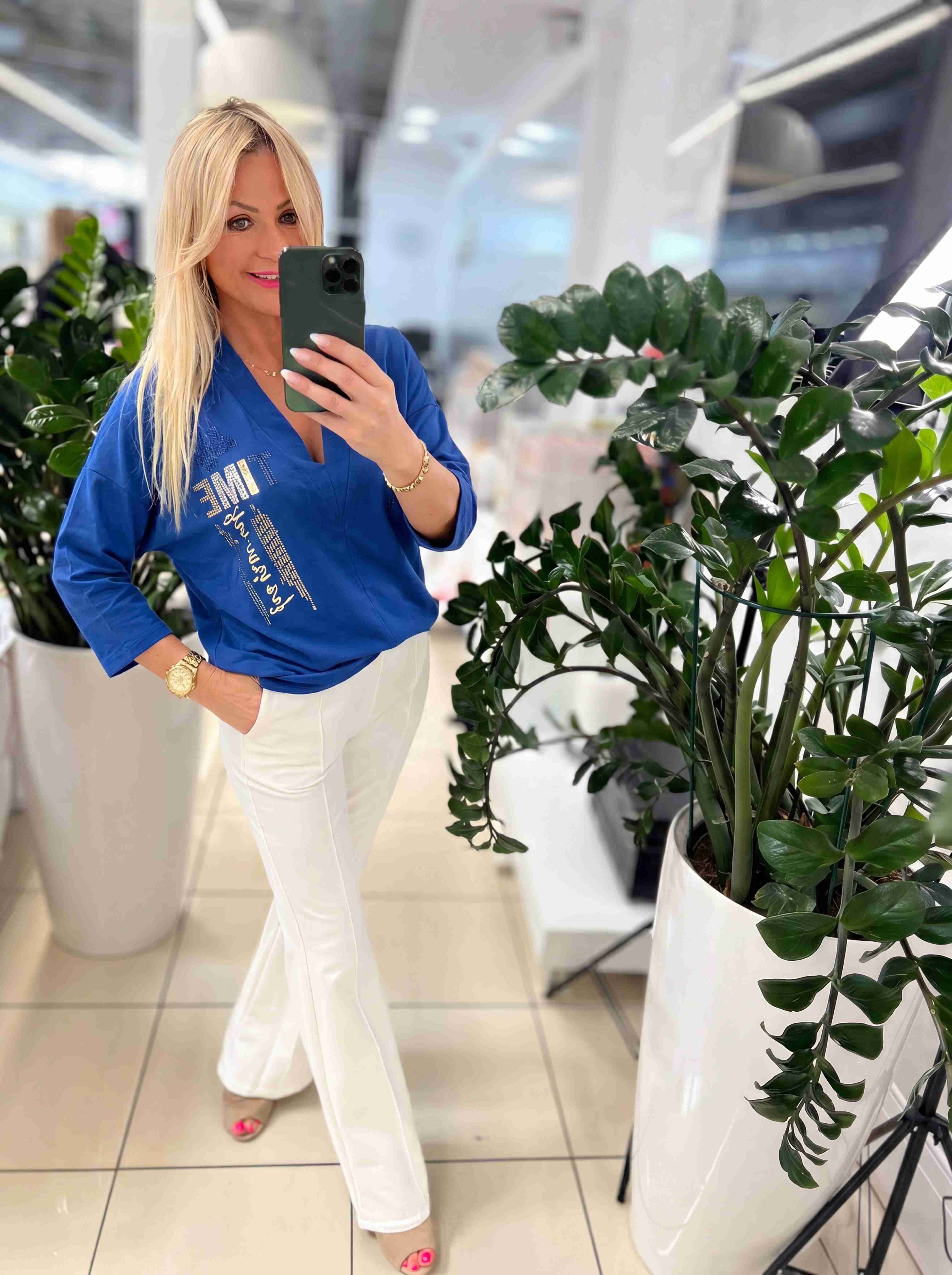 NOVÁ! Bavlněná halenka MEGI - 2XL