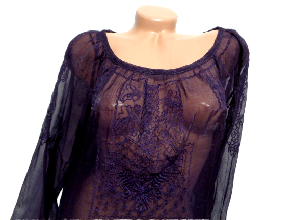 NOVÁ! Vyšívaná halenka  FEMME - 46, UK - 18