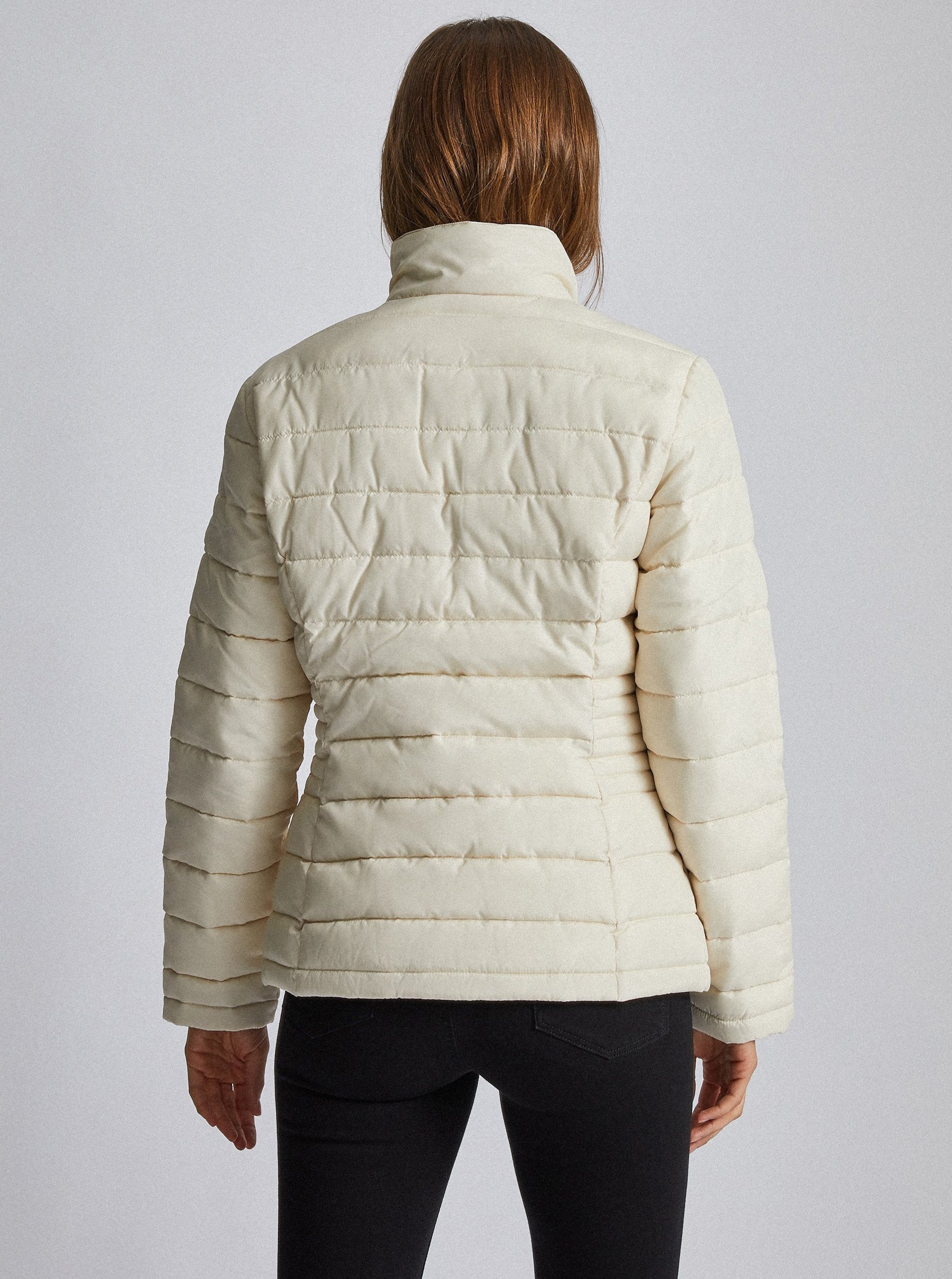 NOVÁ! Krémová prošívaná bunda Dorothy Perkins - 36-38, UK  - 10