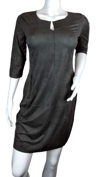 NOVÉ! Šaty s efektem semiše BODYFLIRT - 40