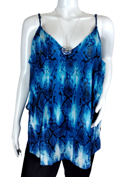 NOVÉ! Halenkové tílko s náhrdelníkem GEORGE - 48