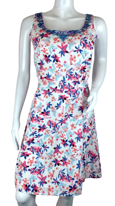 Šaty s výšivkou PER UNA - 48-50, UK - 22