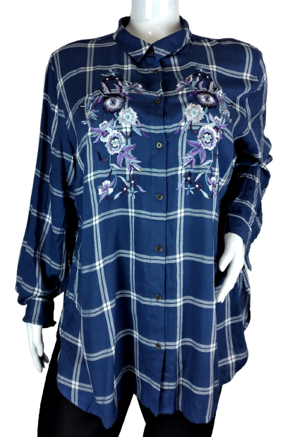 Vyšívání košile GEORGE - 52, UK - 24