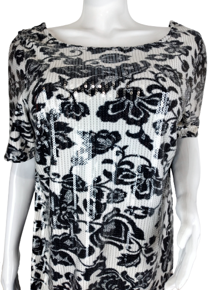 Šaty s flitry E. - 46, UK - 18