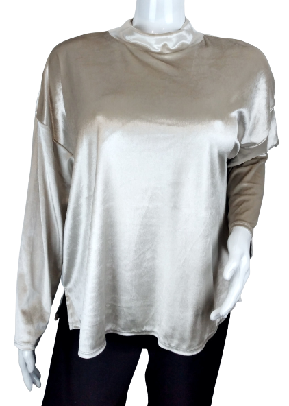 NOVÁ! Velurová halenka  Marks&Spencer - 48, UK - 20