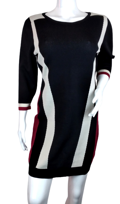 NOVÉ! Svetrové šaty STAR - 46-48, UK - 20