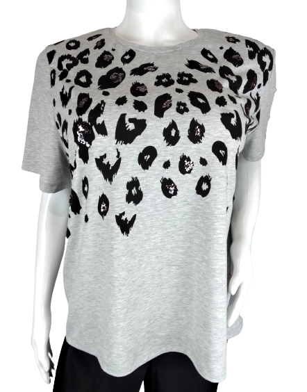 NOVÁ! Triko/Halenka s flitry Tu - 48, UK - 20