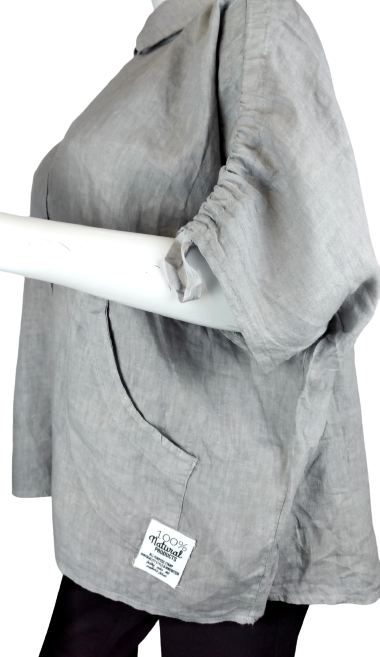 NOVÁ! Lněná košile MADE in ITALY - 48-52