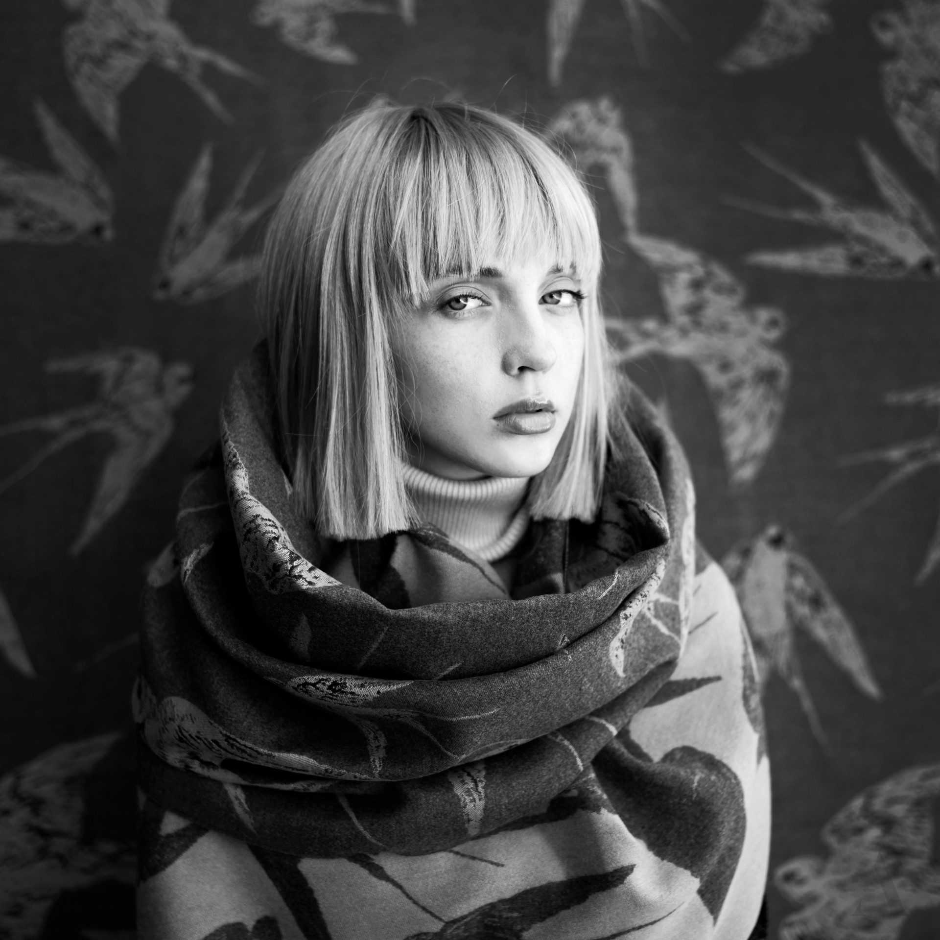 NOVÝ! Zimní šál Art of Polo hořčicový 182x66