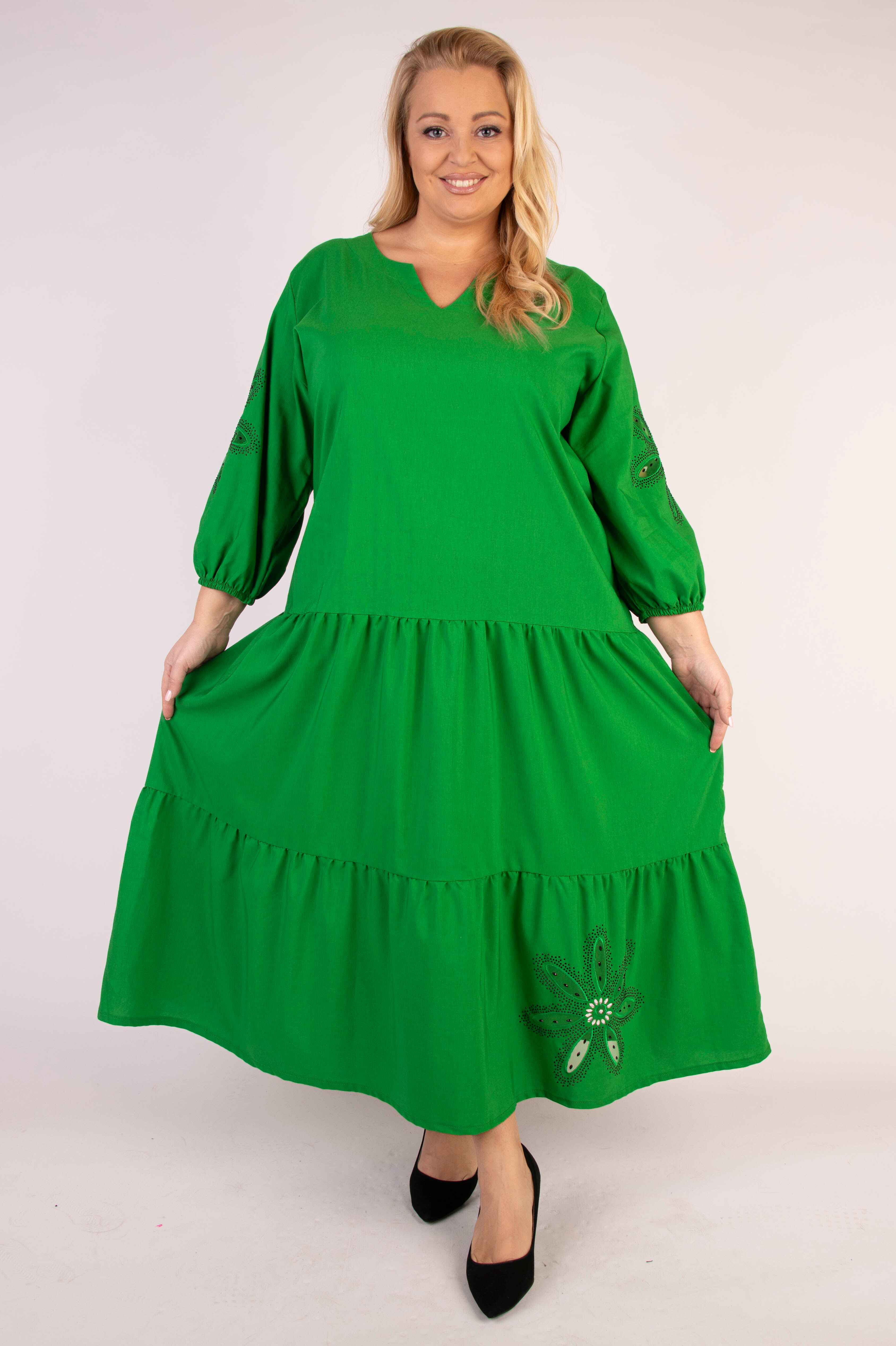 NOVÉ! Šaty WOMANARY - 2XL