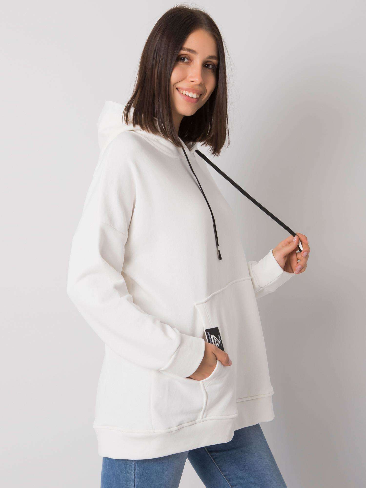 NOVÁ! Bavlněná ecru mikina RELEVANCE - Jedna velikost