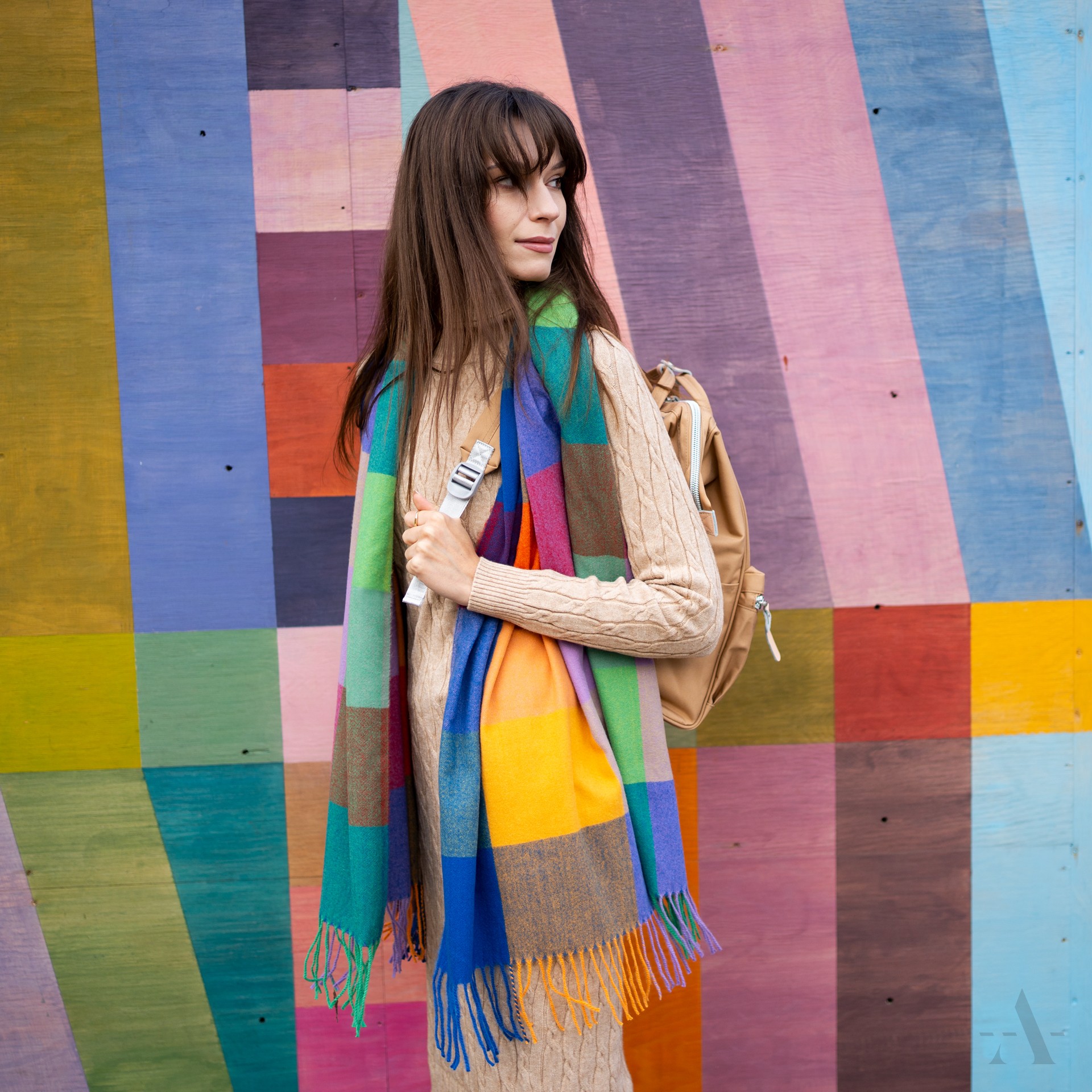 NOVÝ! Zimní šál Art of Polo vícebarevný 