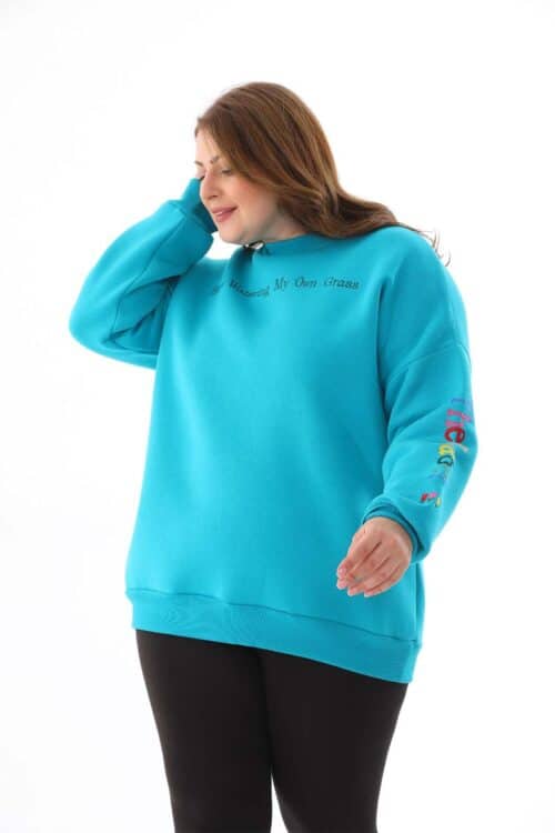 NOVÁ! Světle modrá mikina - Jedna velikost