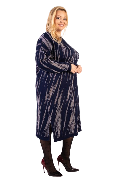 NOVÉ! Teplé svetrové šaty  - Jedna velikost