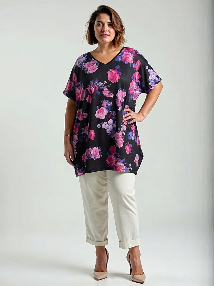 NOVÁ! Vzorovaná tunika DIGITAL - Jedna velikost