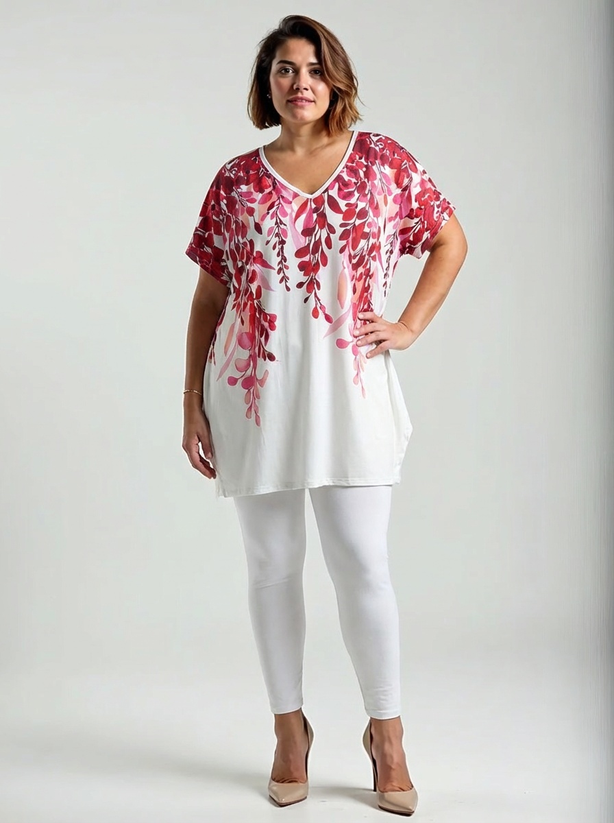 NOVÁ! Vzorovaná tunika DIGITAL - Jedna velikost