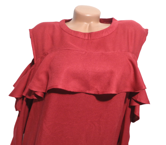 NOVÁ! Halenka s odhalenými rameny - 50-52, UK - 22-24