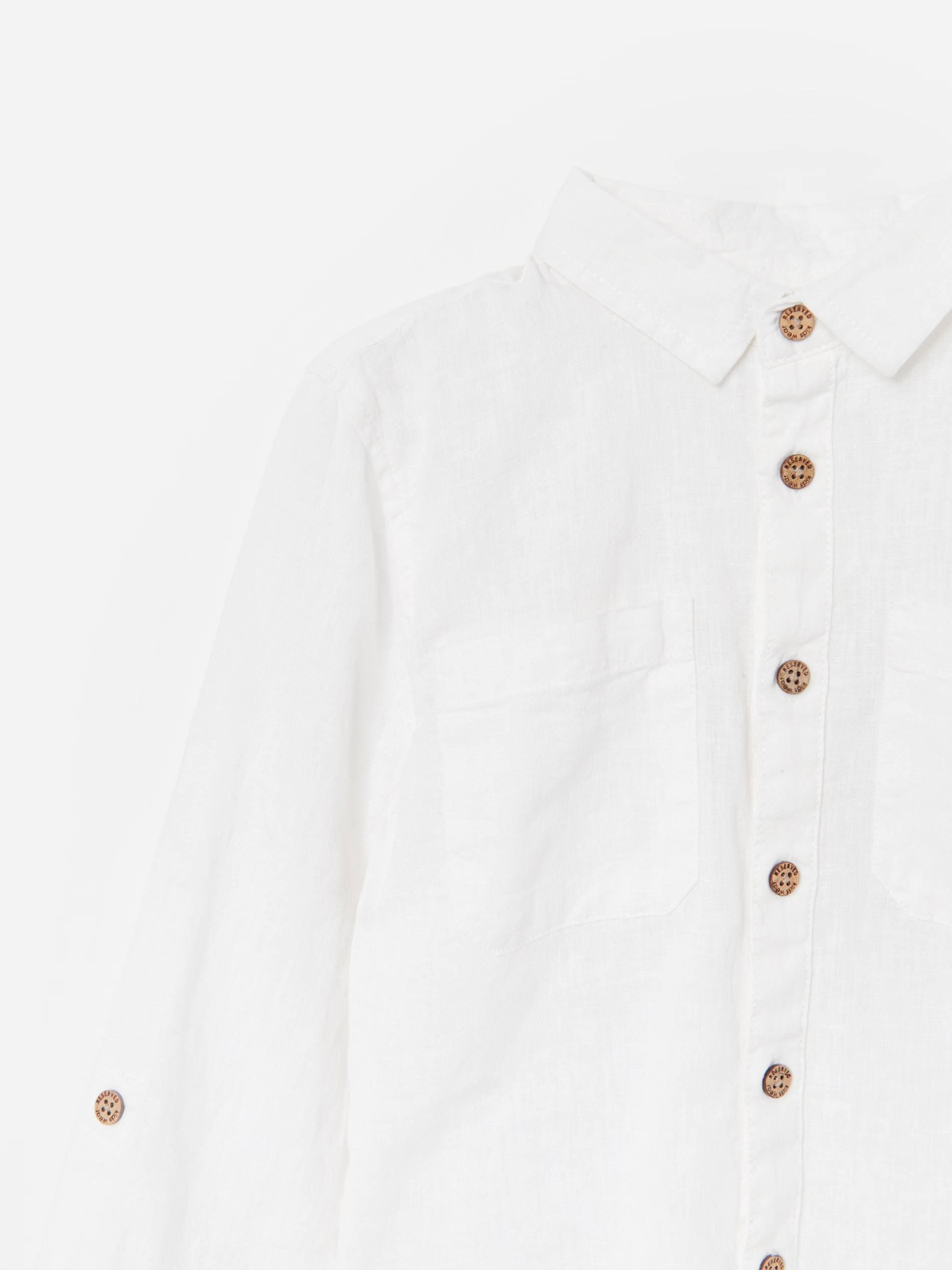 NOVÁ! Košile ze směsi lnu Reserved - 134 