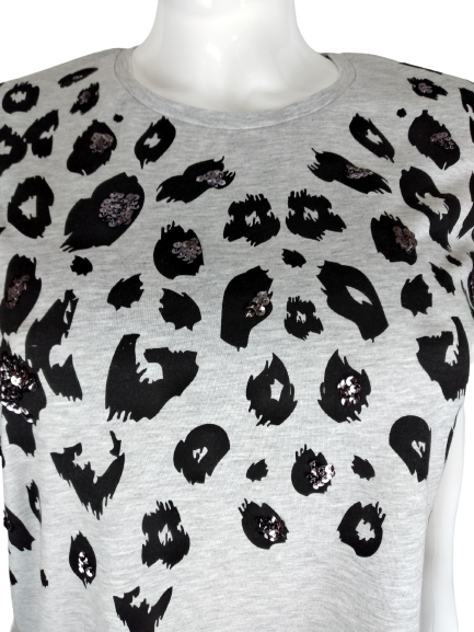 NOVÁ! Triko/Halenka s flitry Tu - 48, UK - 20