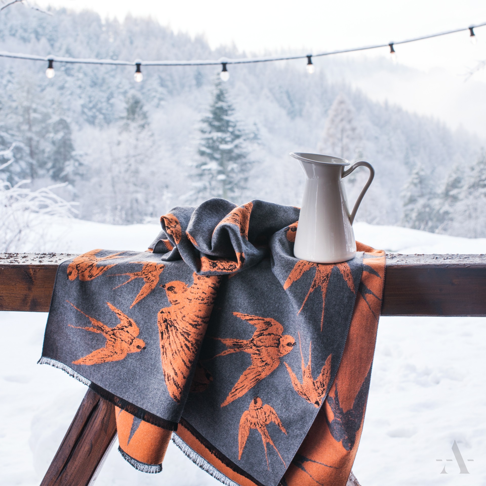 NOVÝ! Zimní šál Art of Polo hořčicový 182x66