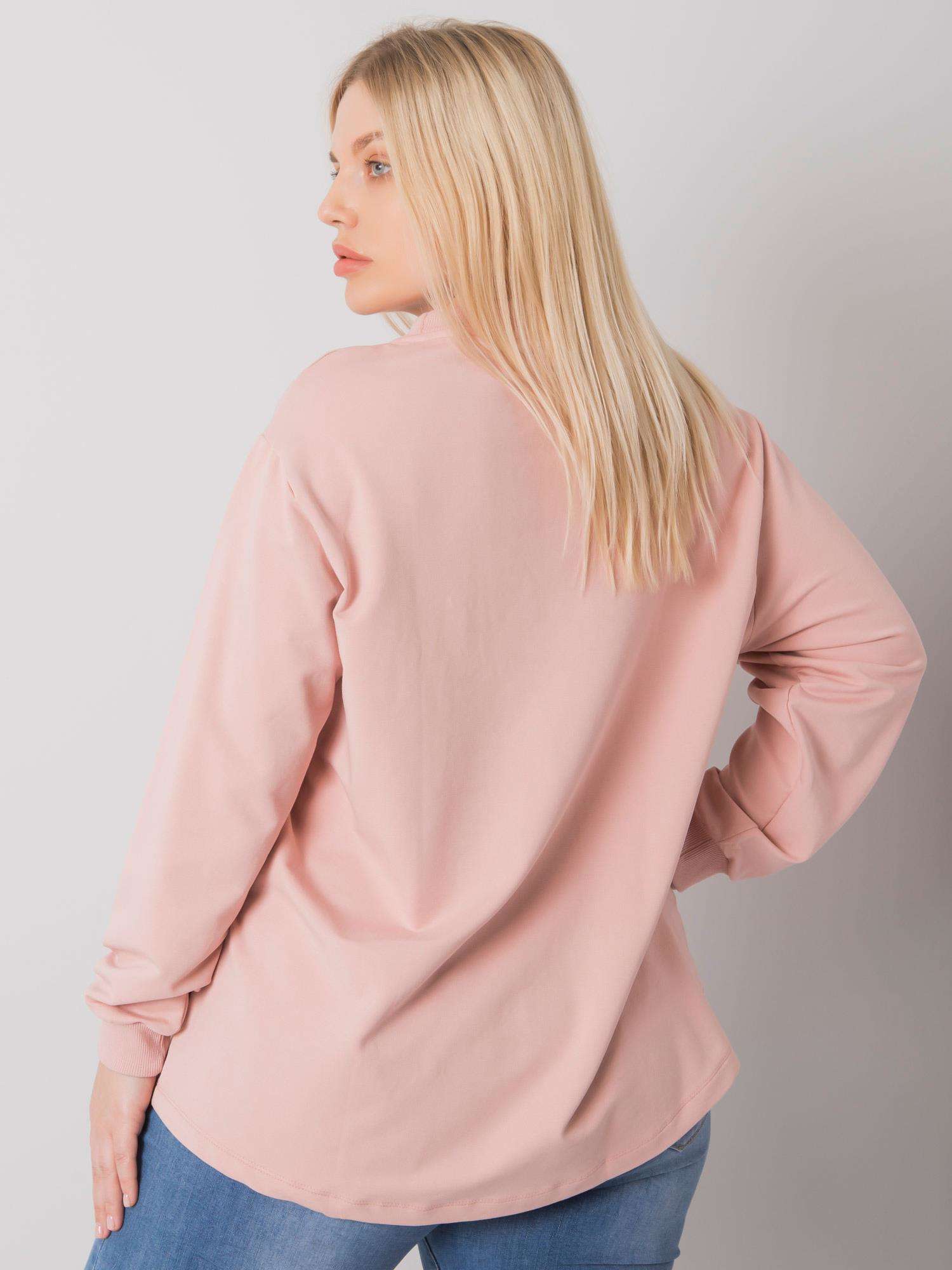 NOVÁ! Starorůžová asymetrická halenka / mikinaElfriede RELEVANCE - Jedna velikost