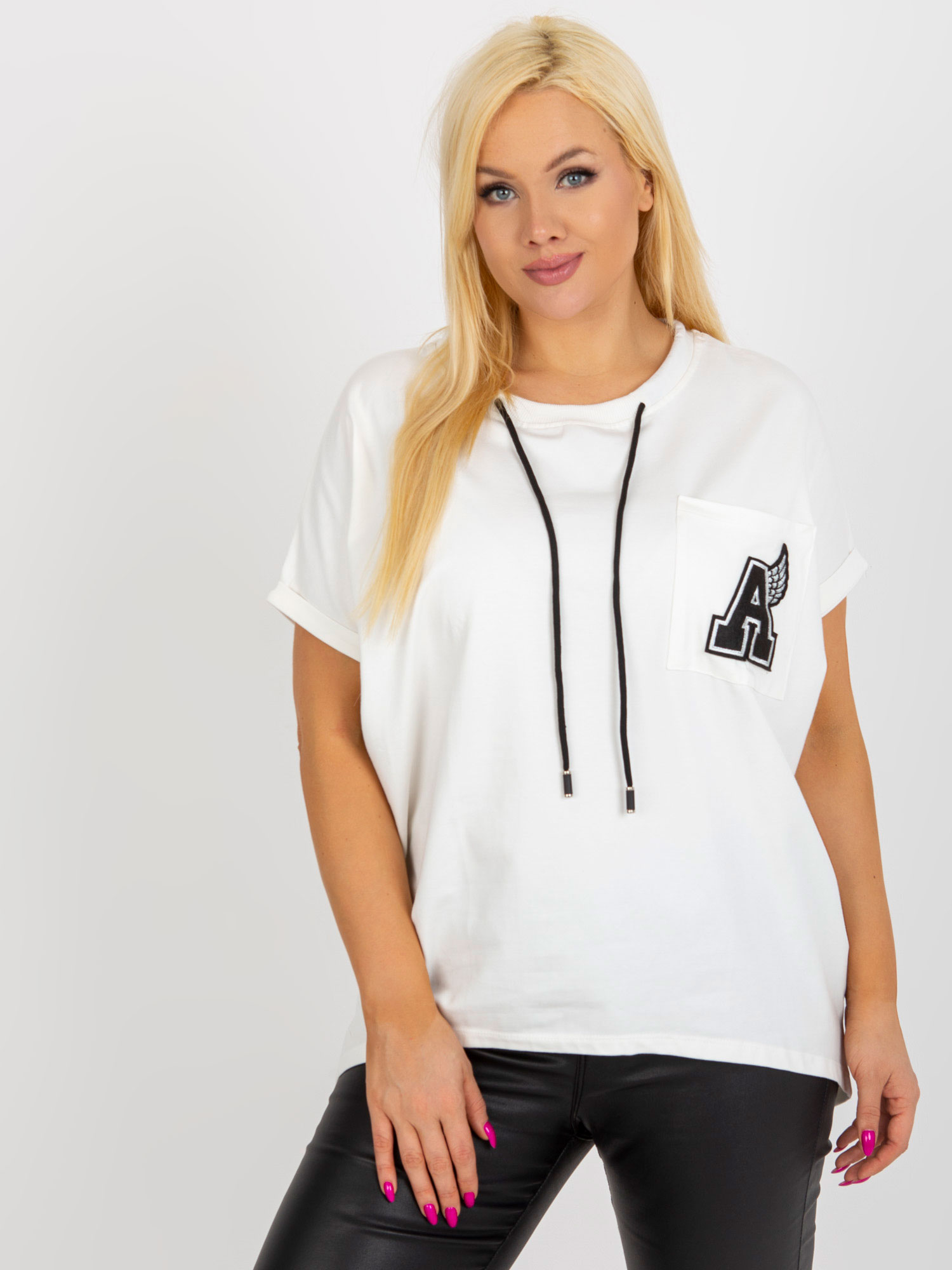 NOVÁ! Bavlněná ecru halenka RELEVANCE - Jedna velikost