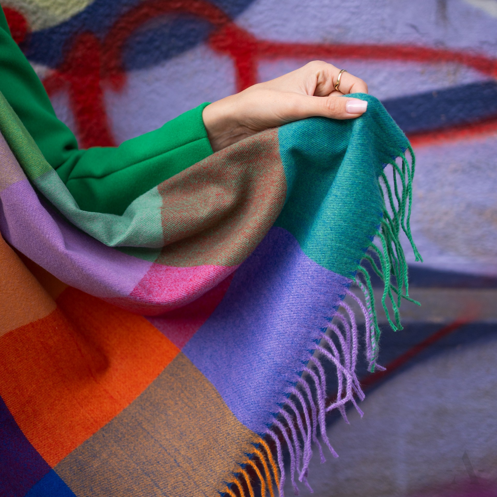 NOVÝ! Zimní šál Art of Polo vícebarevný 