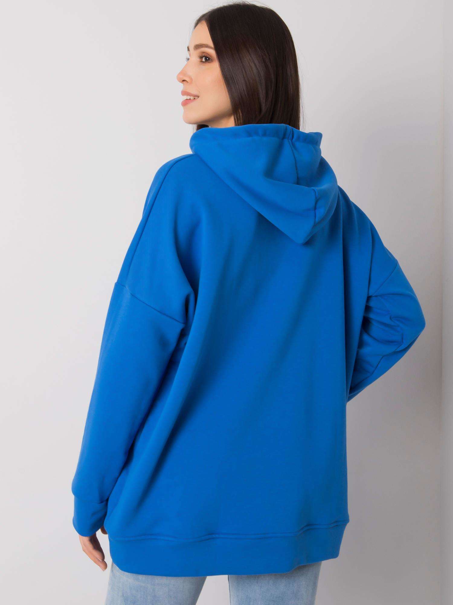 NOVÁ! Bavlněná modra mikina RELEVANCE - Jedna velikost