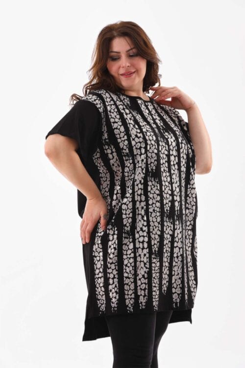 NOVÁ! Vzorovaná tunika - Jedna velikost