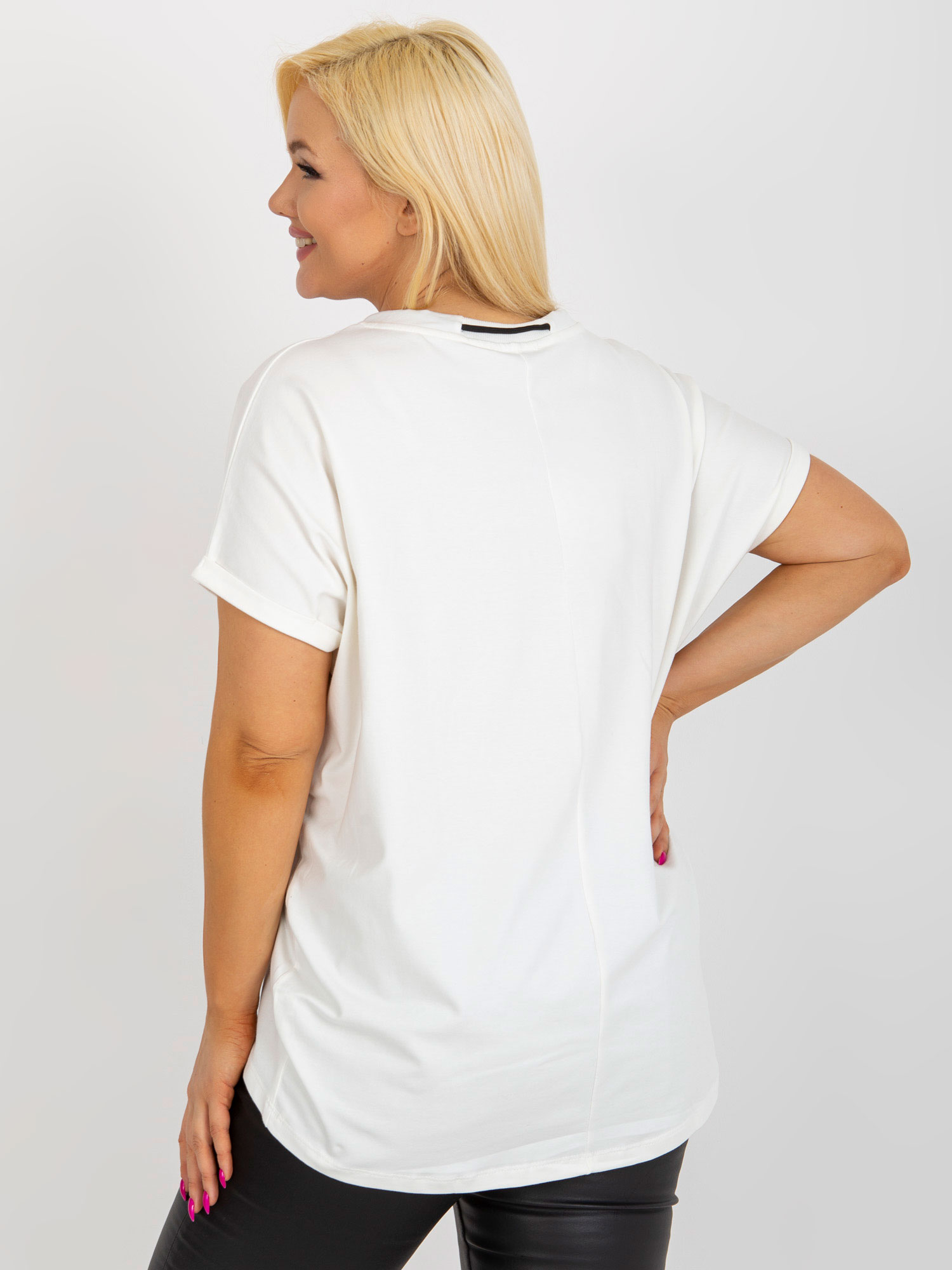 NOVÁ! Bavlněná ecru halenka RELEVANCE - Jedna velikost