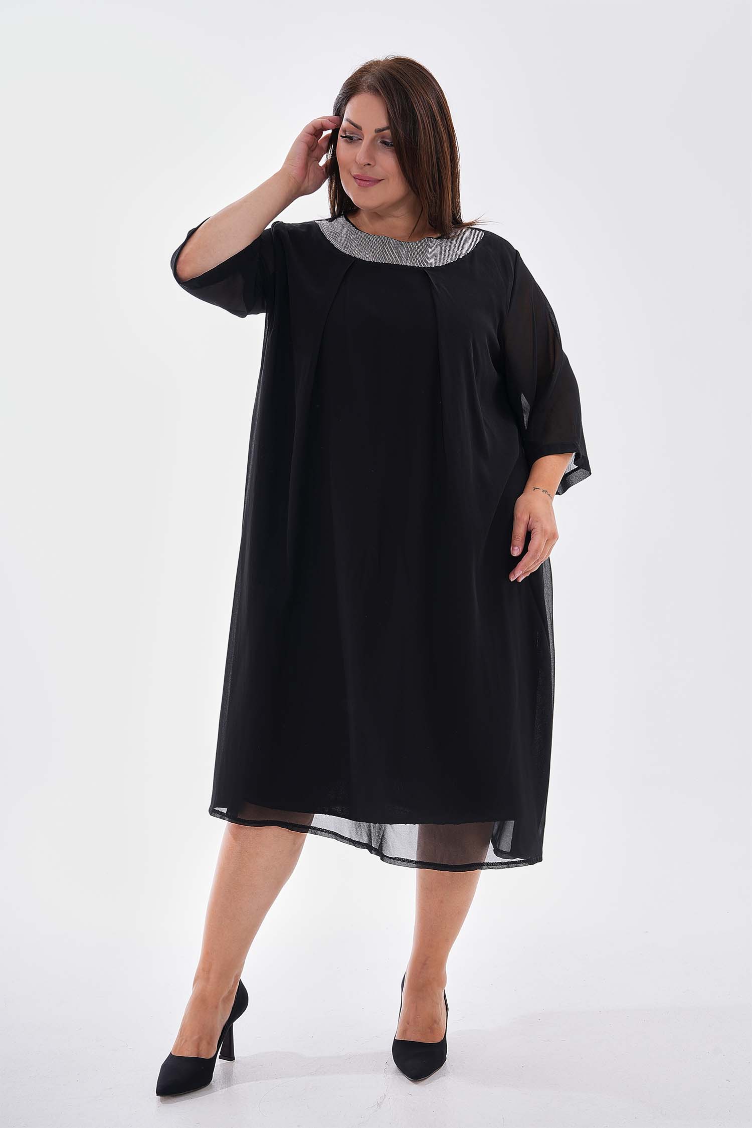 NOVÉ! Elegantní šaty  - Jedna velikost