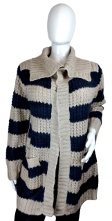 Teplý cardigan - 50-52