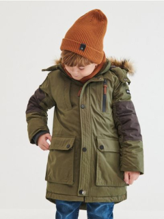 NOVÁ! Dětská zateplená zimní parka s kapucí Reserved  - 140/146