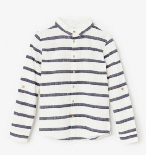 NOVÁ! Dětská bavlněná košile s pruhy Reserved -  140