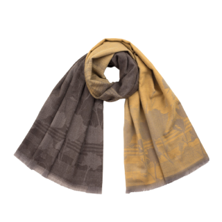 NOVÝ! Zimní šál Art of Polo hořčicový 190x68