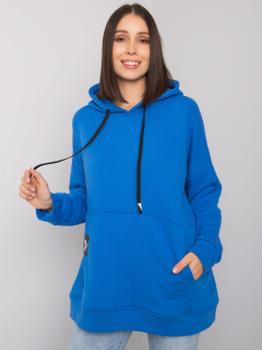 NOVÁ! Bavlněná modra mikina RELEVANCE - Jedna velikost