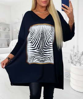 NOVÁ! Tunika vzor Zebra - Jedna velikost