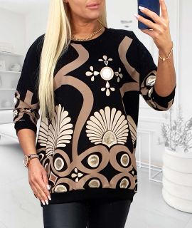 NOVÁ! Mikina MEGI černá - XL