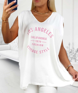 NOVÁ! Bavlněný top Los Angeles - Jedna velikost