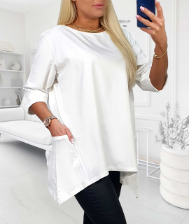 NOVÁ! Tunika MEGI bílá - Jedna velikost