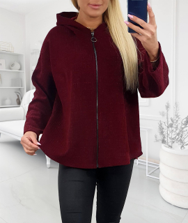 NOVÁ! Mikina ITALY bordó - Jedna velikost