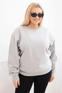 NOVÁ! Basic mikina šedá - 2XL