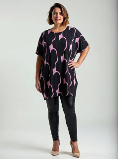 NOVÁ! Černá tunika DIGITAL - Jedna velikost