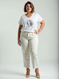 NOVÉ! Bavlněné tričko lady - Jedna velikost