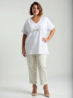 NOVÉ! Bavlněné tričko NICE - Jedna velikost