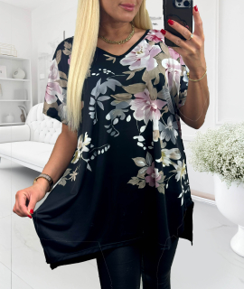 NOVÁ! Vzorovaná DIGITAL tunika - Jedna velikost