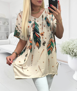 NOVÁ! Vzorovaná tunika INDIANA - Jedna velikost