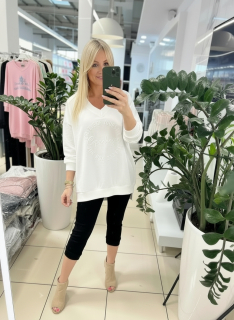 NOVÁ! Mikina MEGI bílá COPENHAGEN - 2XL