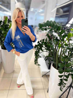NOVÁ! Bavlněná halenka MEGI - 2XL